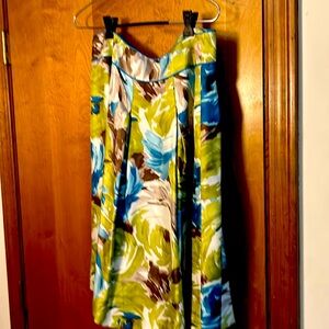 Talbots floral skirt